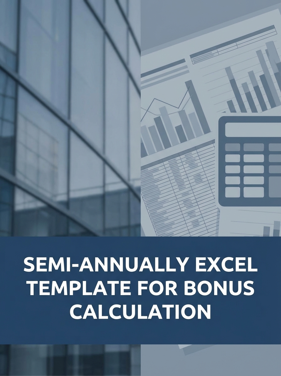 Semi-annually Excel Template for Bonus Calculation