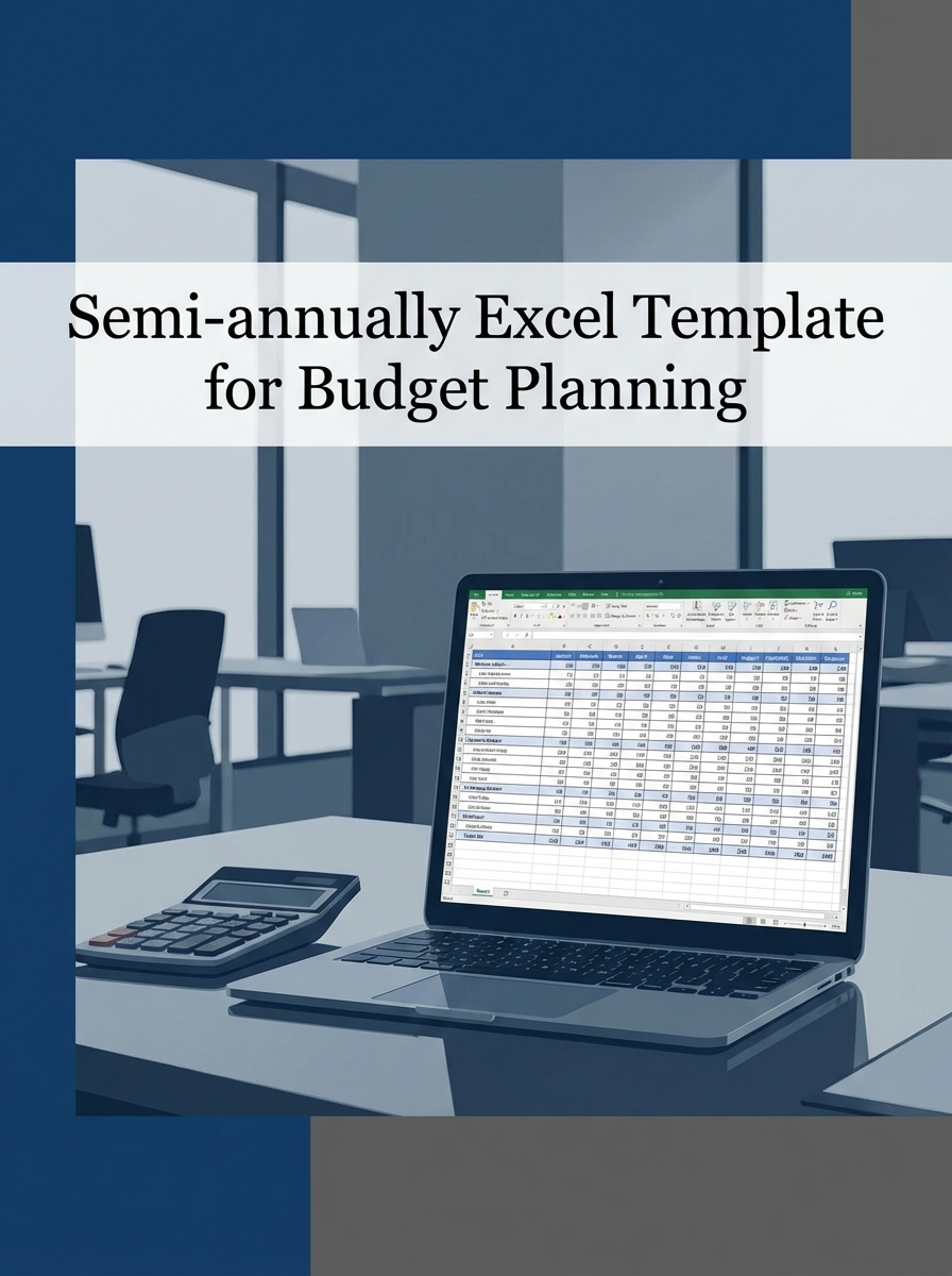 Semi-annually Excel Template for Budget Planning