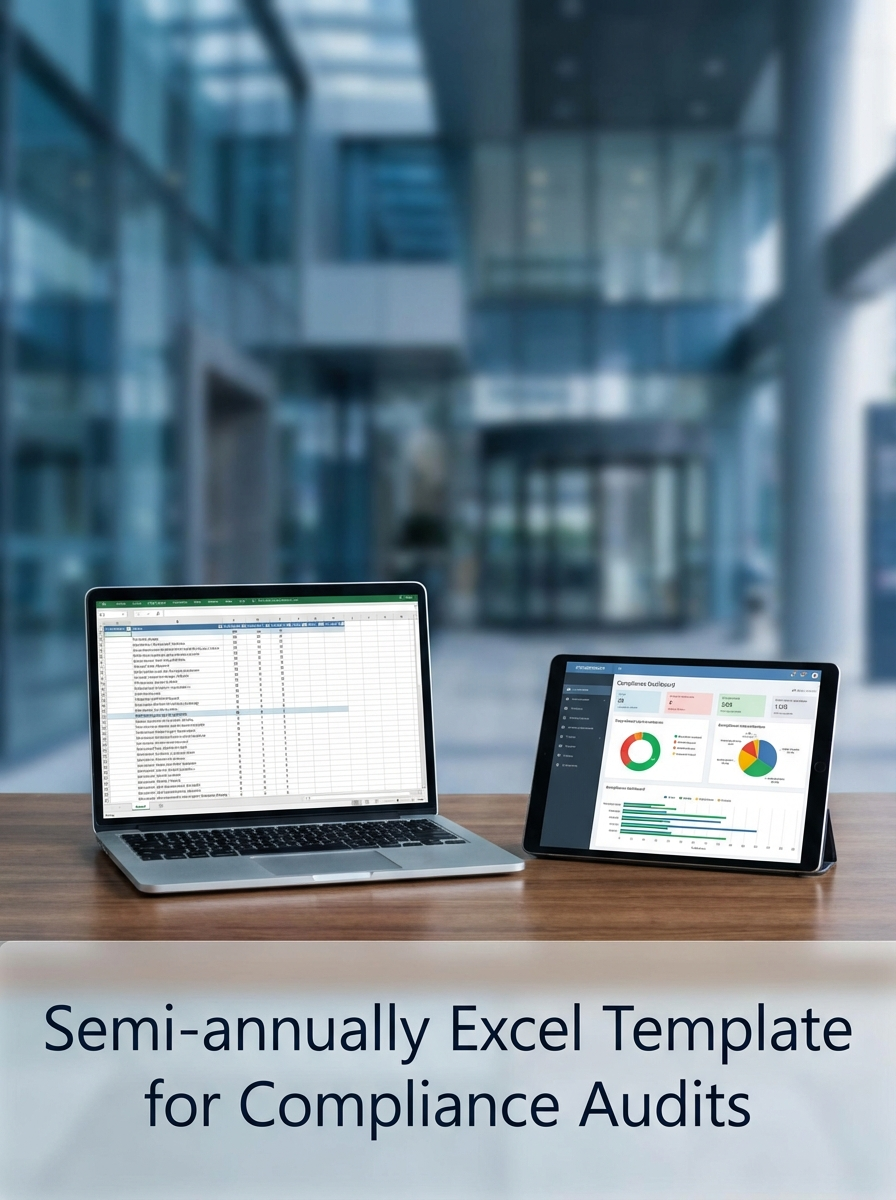 Semi-annually Excel Template for Compliance Audits