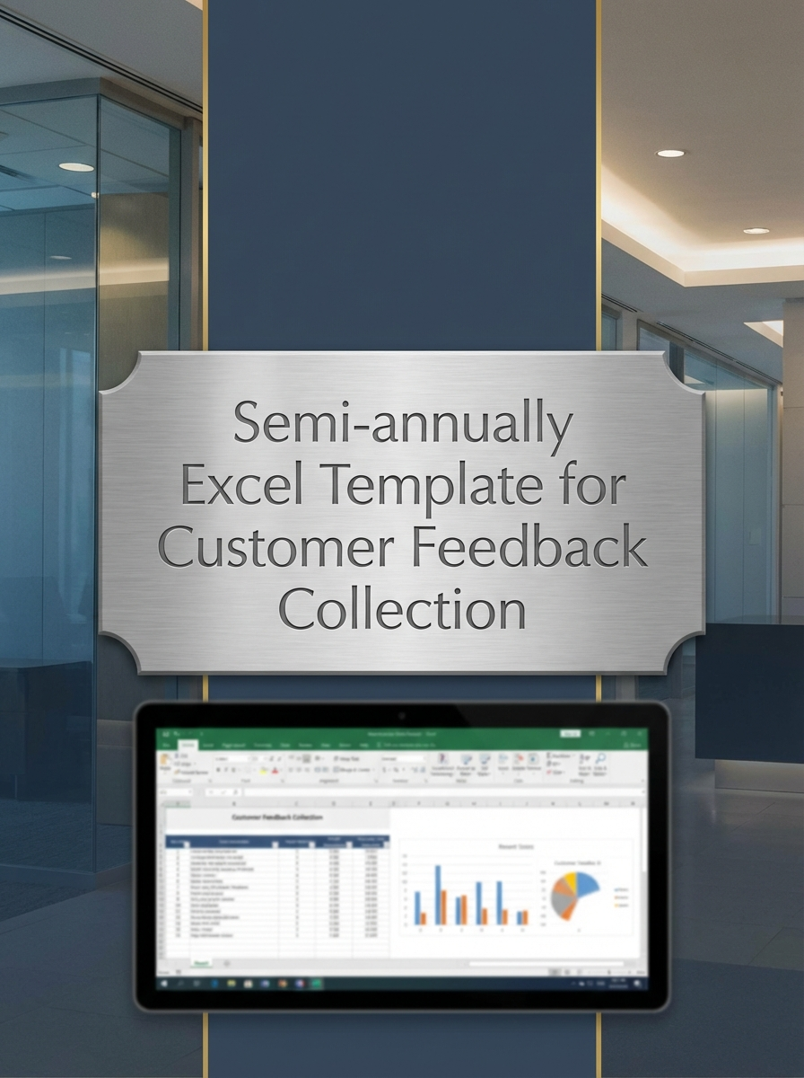 Semi-annually Excel Template for Customer Feedback Collection