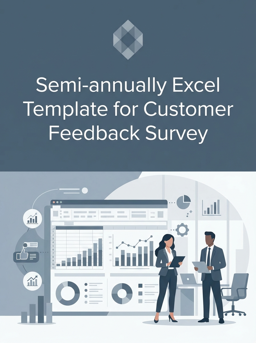 Semi-annually Excel Template for Customer Feedback Survey