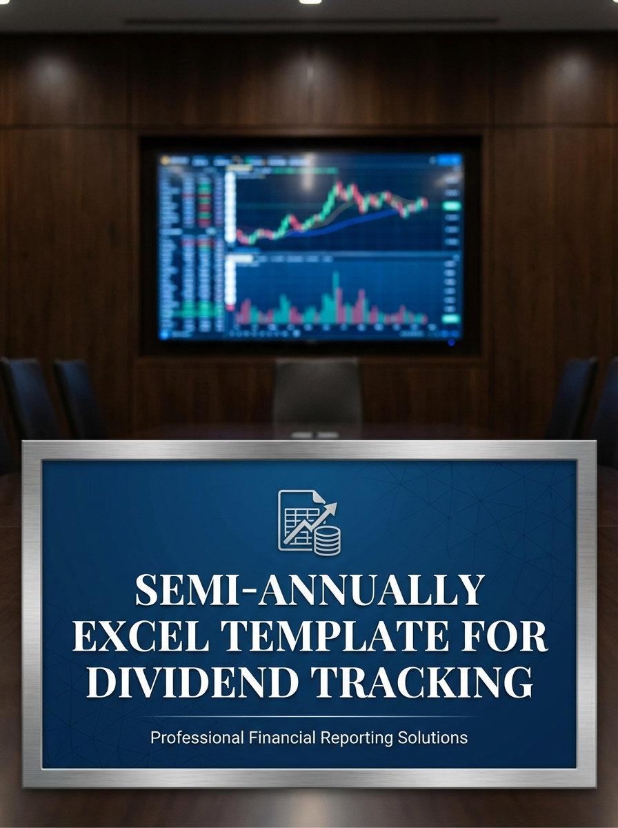 Semi-annually Excel Template for Dividend Tracking