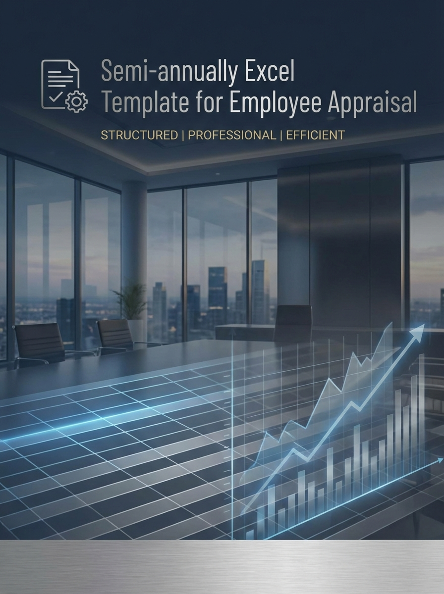 Semi-annually Excel Template for Employee Appraisal