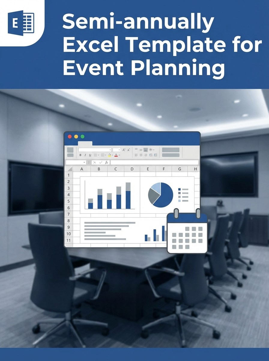 Semi-annually Excel Template for Event Planning