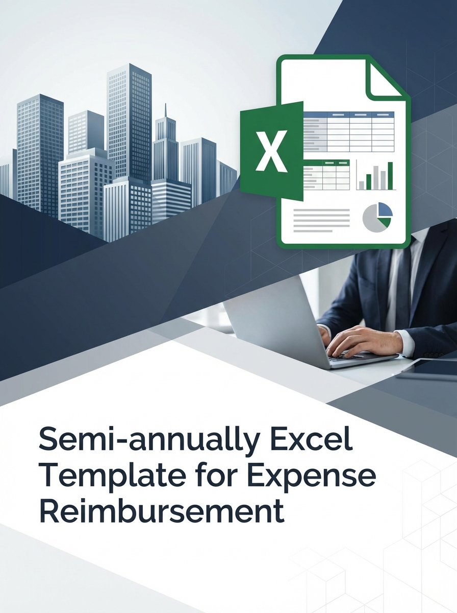 Semi-annually Excel Template for Expense Reimbursement