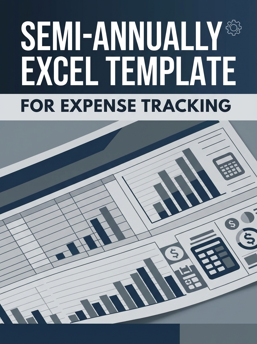 Semi-annually Excel Template for Expense Tracking
