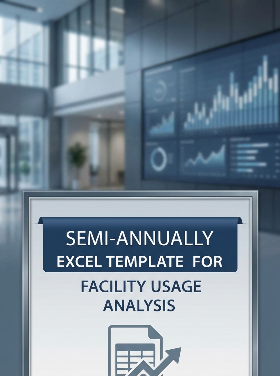 Semi-annually Excel Template for Facility Usage Analysis