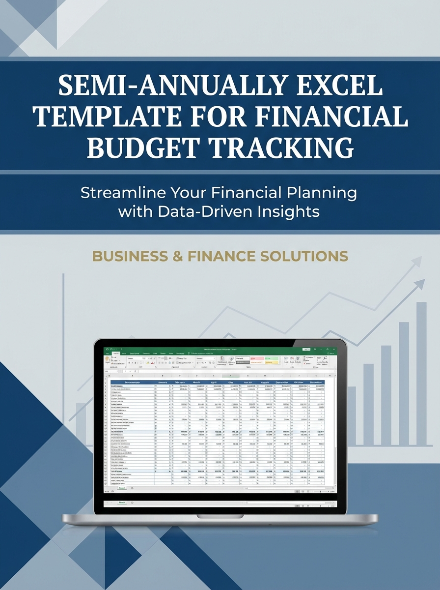 Semi-annually Excel Template for Financial Budget Tracking