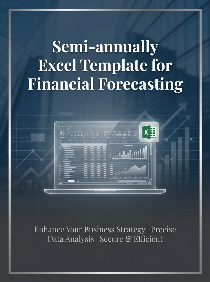 Semi-annually Excel Template for Financial Forecasting