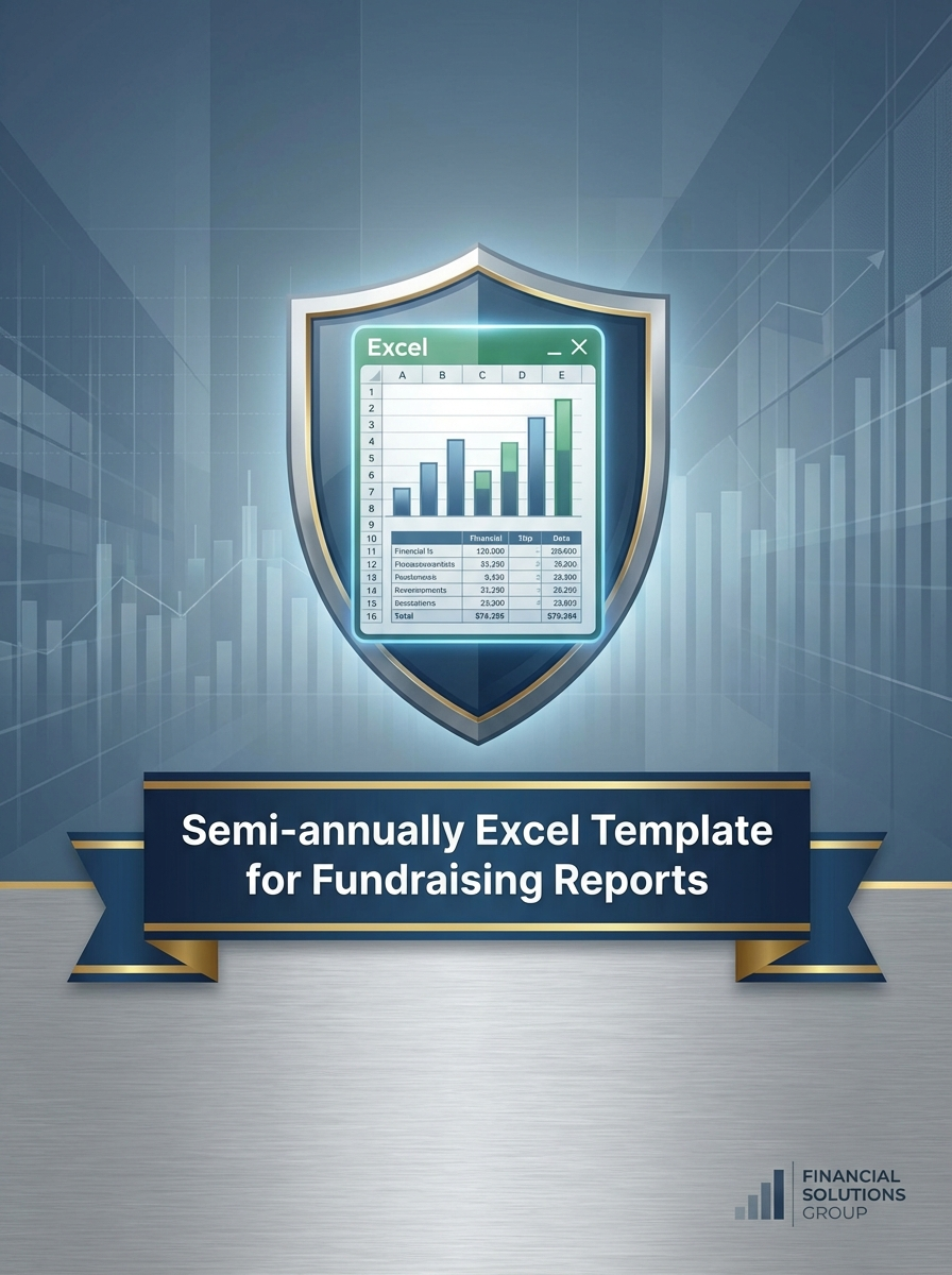 Semi-annually Excel Template for Fundraising Reports
