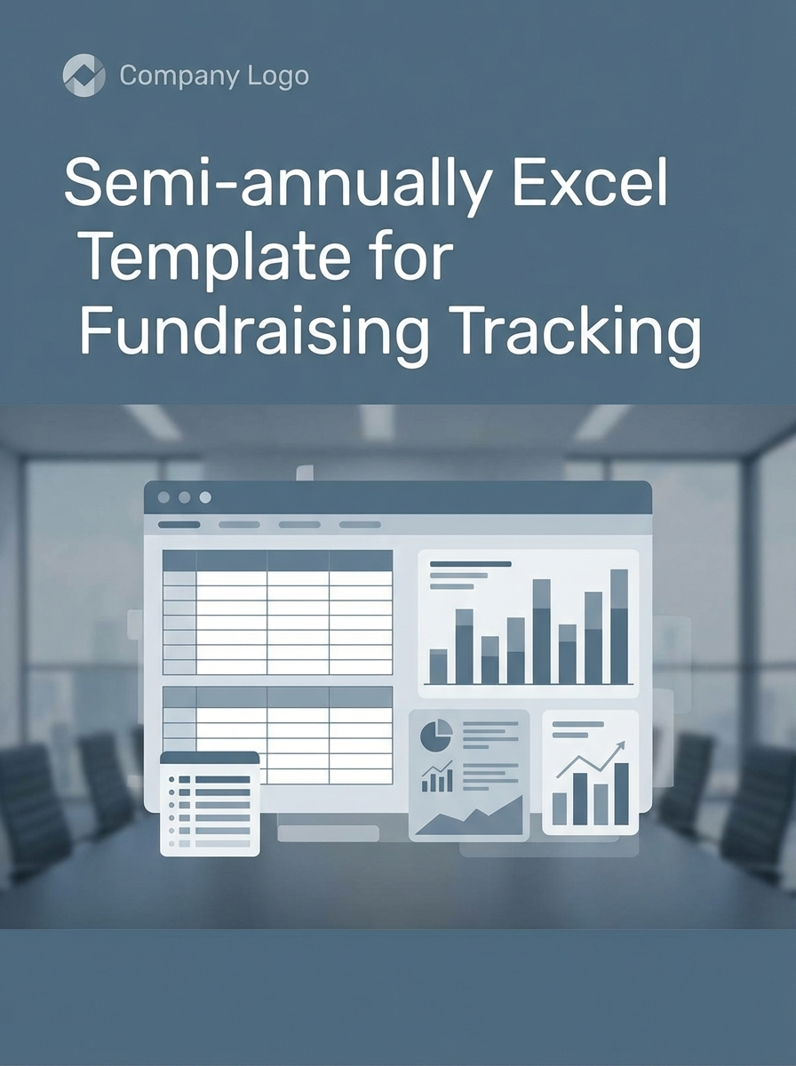Semi-annually Excel Template for Fundraising Tracking