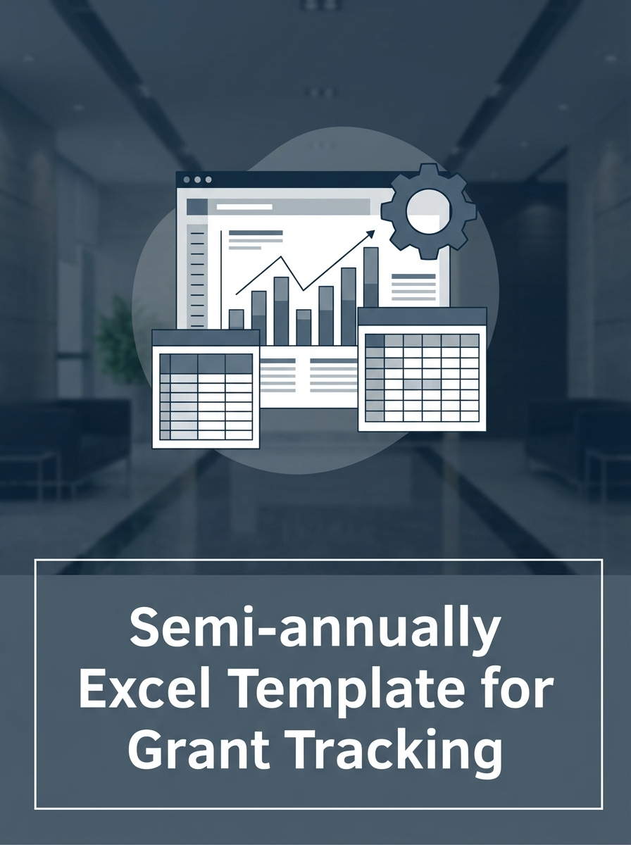 Semi-annually Excel Template for Grant Tracking