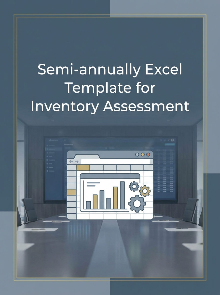 Semi-annually Excel Template for Inventory Assessment