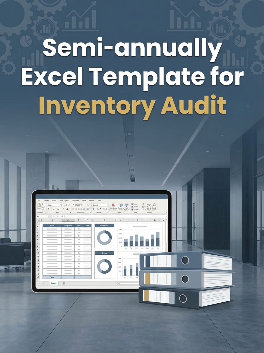 Semi-annually Excel Template for Inventory Audit