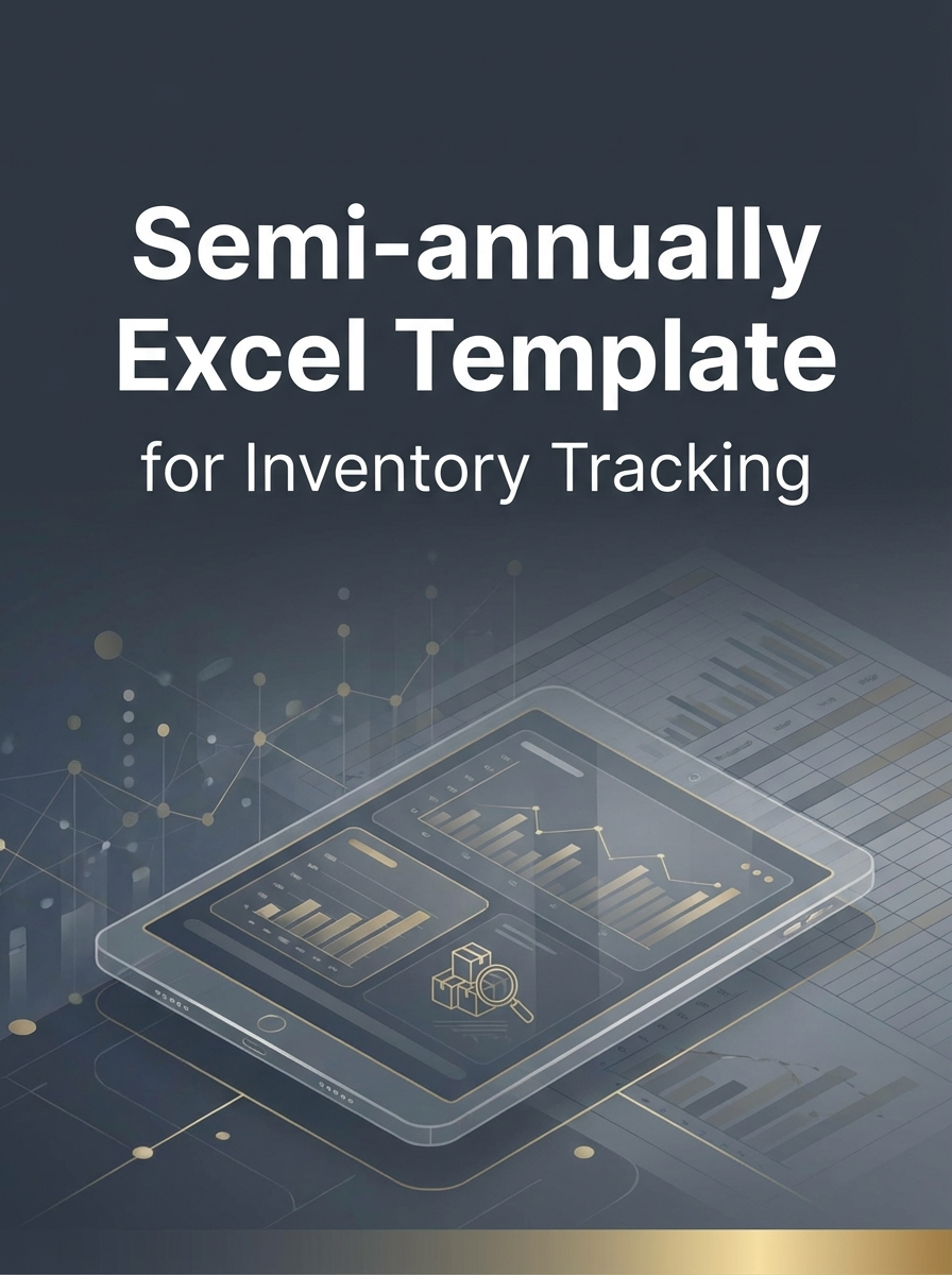 Semi-annually Excel Template for Inventory Tracking