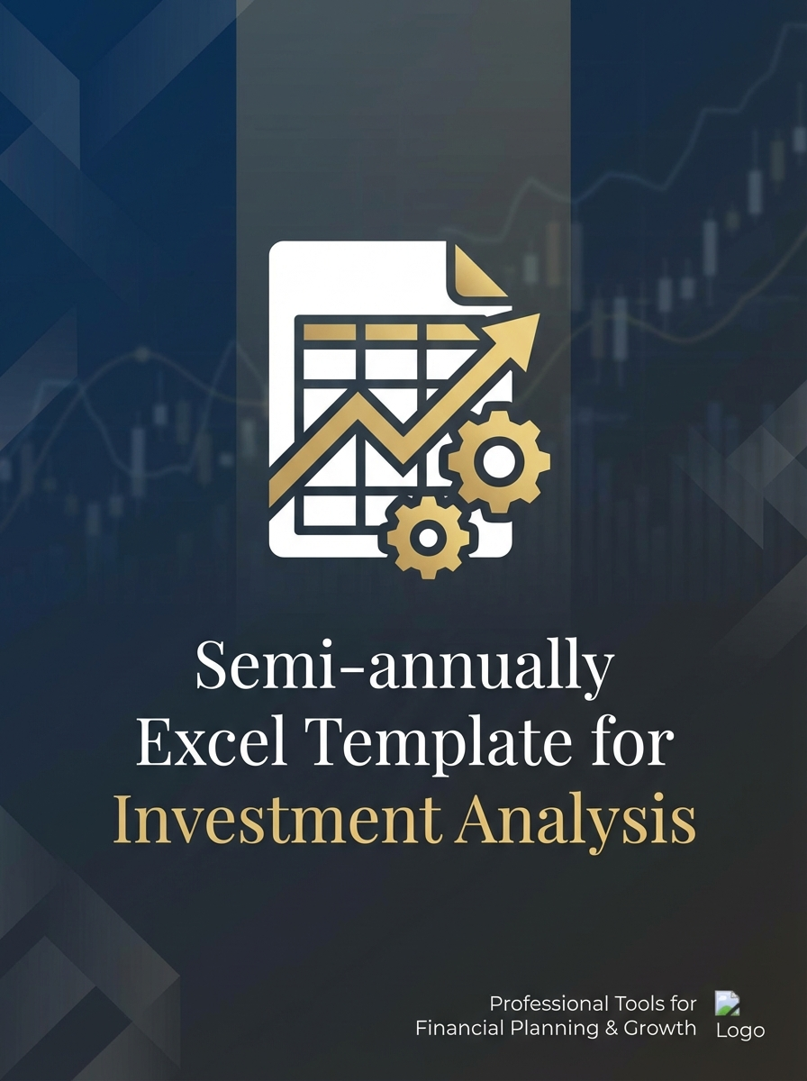 Semi-annually Excel Template for Investment Analysis