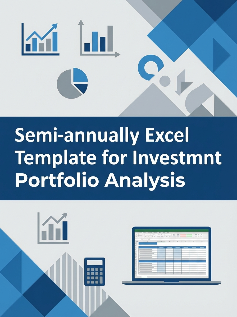 Semi-annually Excel Template for Investment Portfolio Analysis
