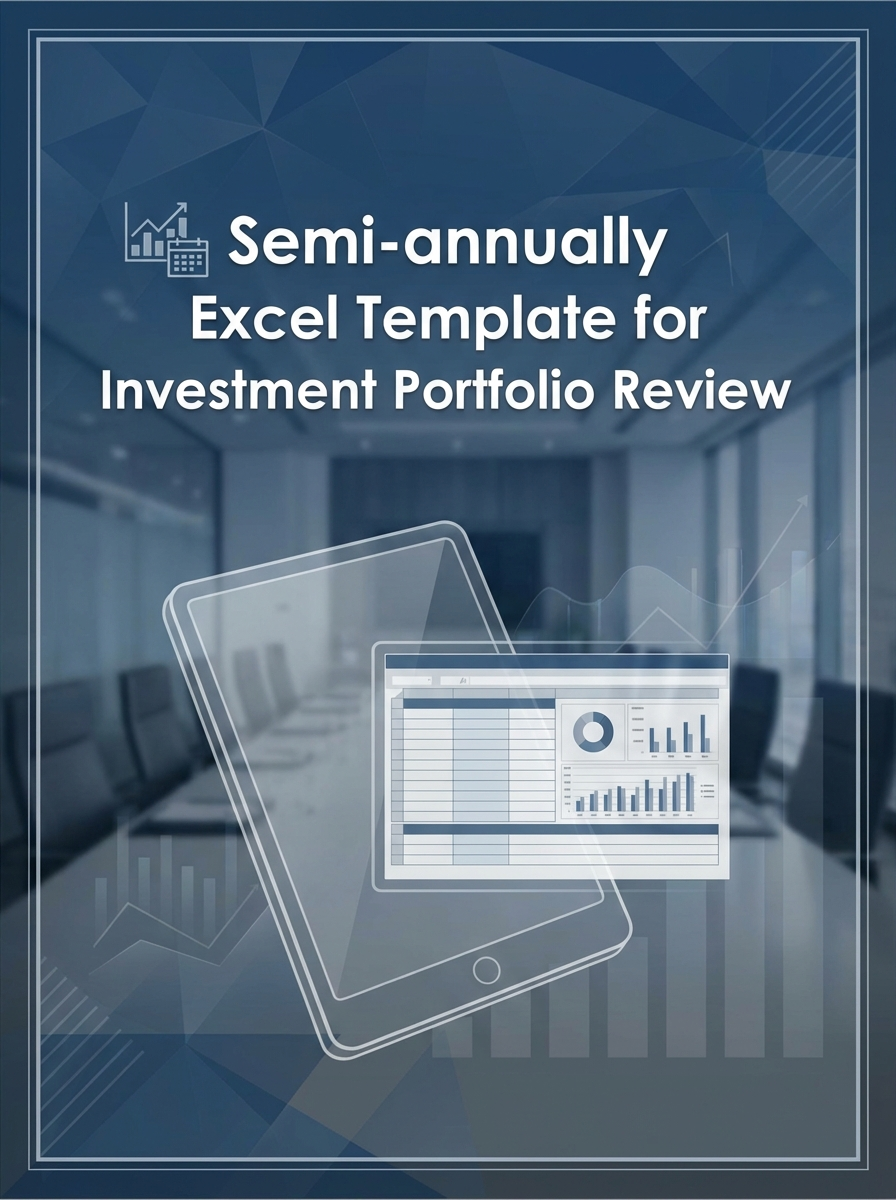 Semi-annually Excel Template for Investment Portfolio Review
