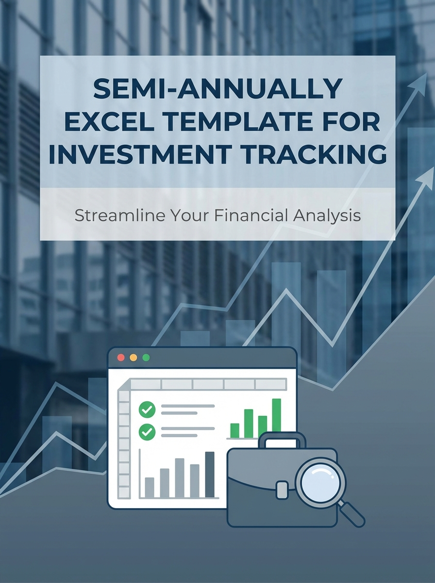 Semi-annually Excel Template for Investment Tracking