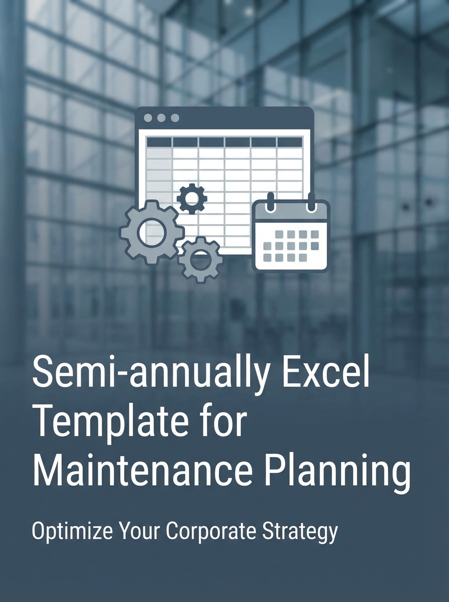Semi-annually Excel Template for Maintenance Planning