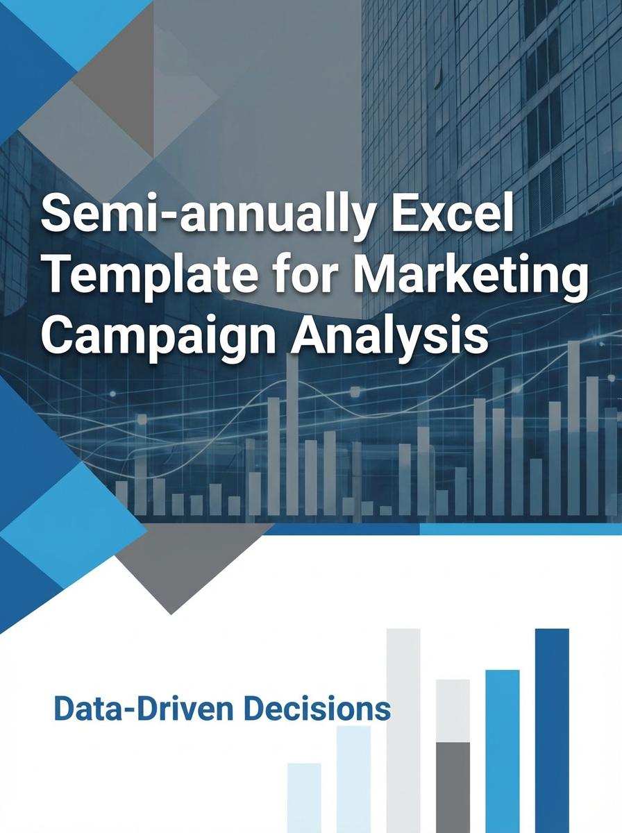 Semi-annually Excel Template for Marketing Campaign Analysis