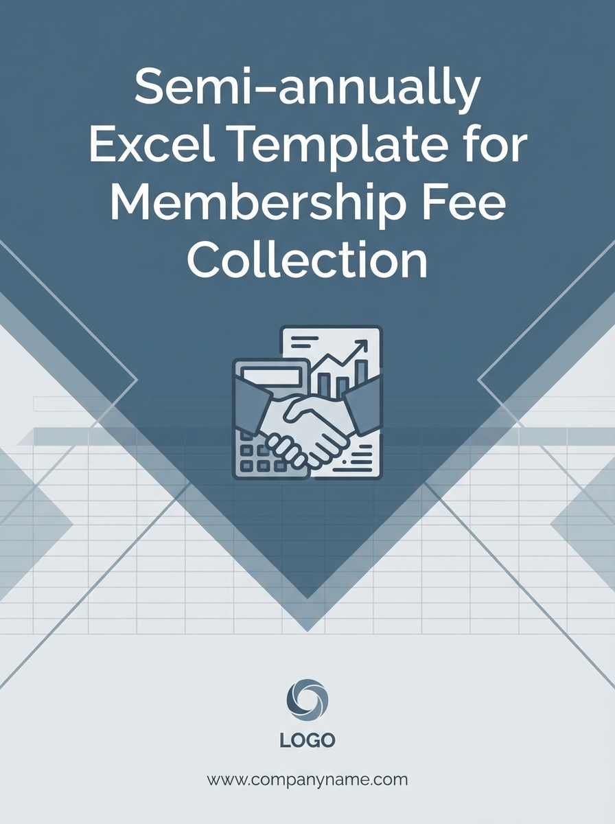 Semi-annually Excel Template for Membership Fee Collection