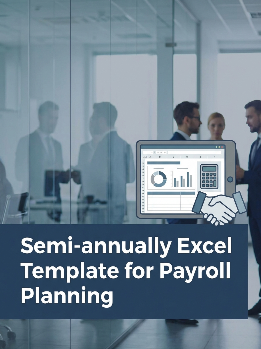 Semi-annually Excel Template for Payroll Planning