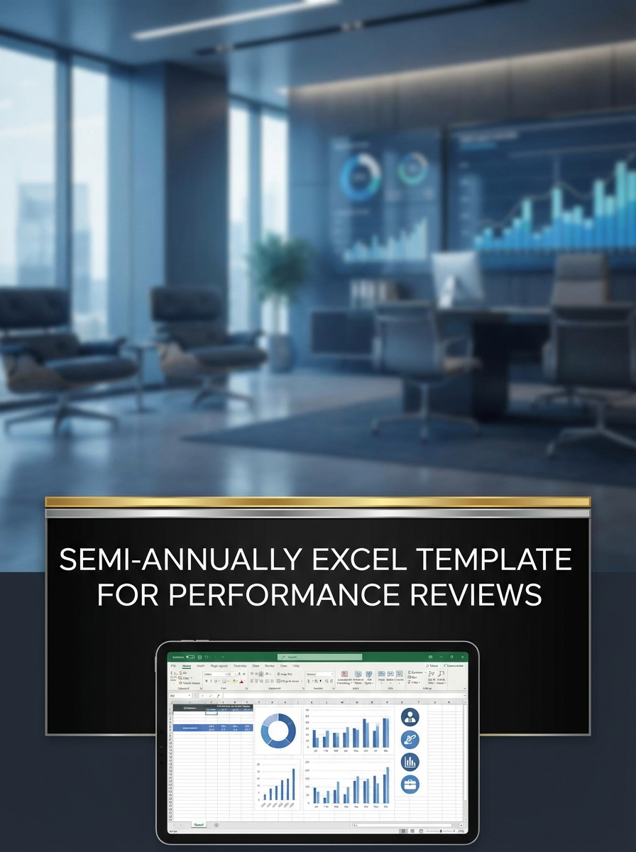 Semi-annually Excel Template for Performance Reviews