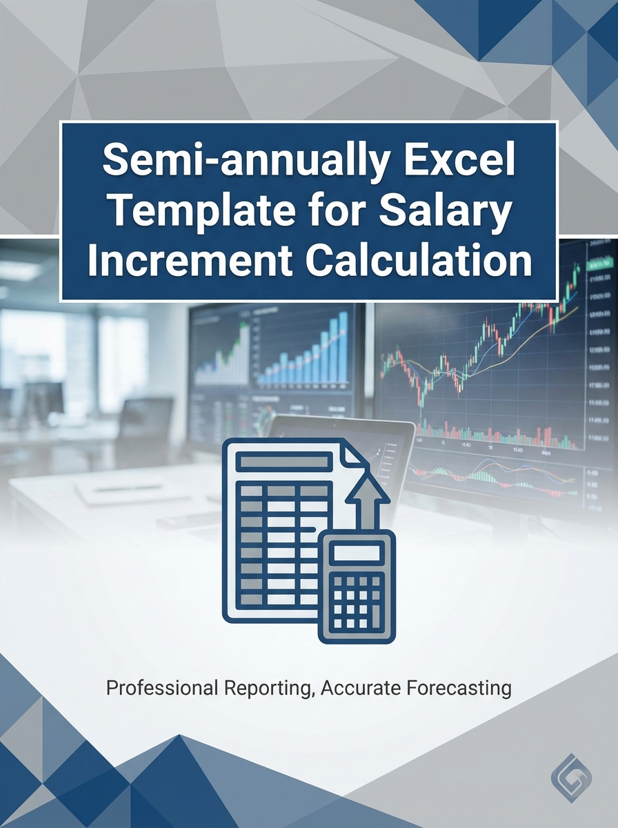 Semi-annually Excel Template for Salary Increment Calculation
