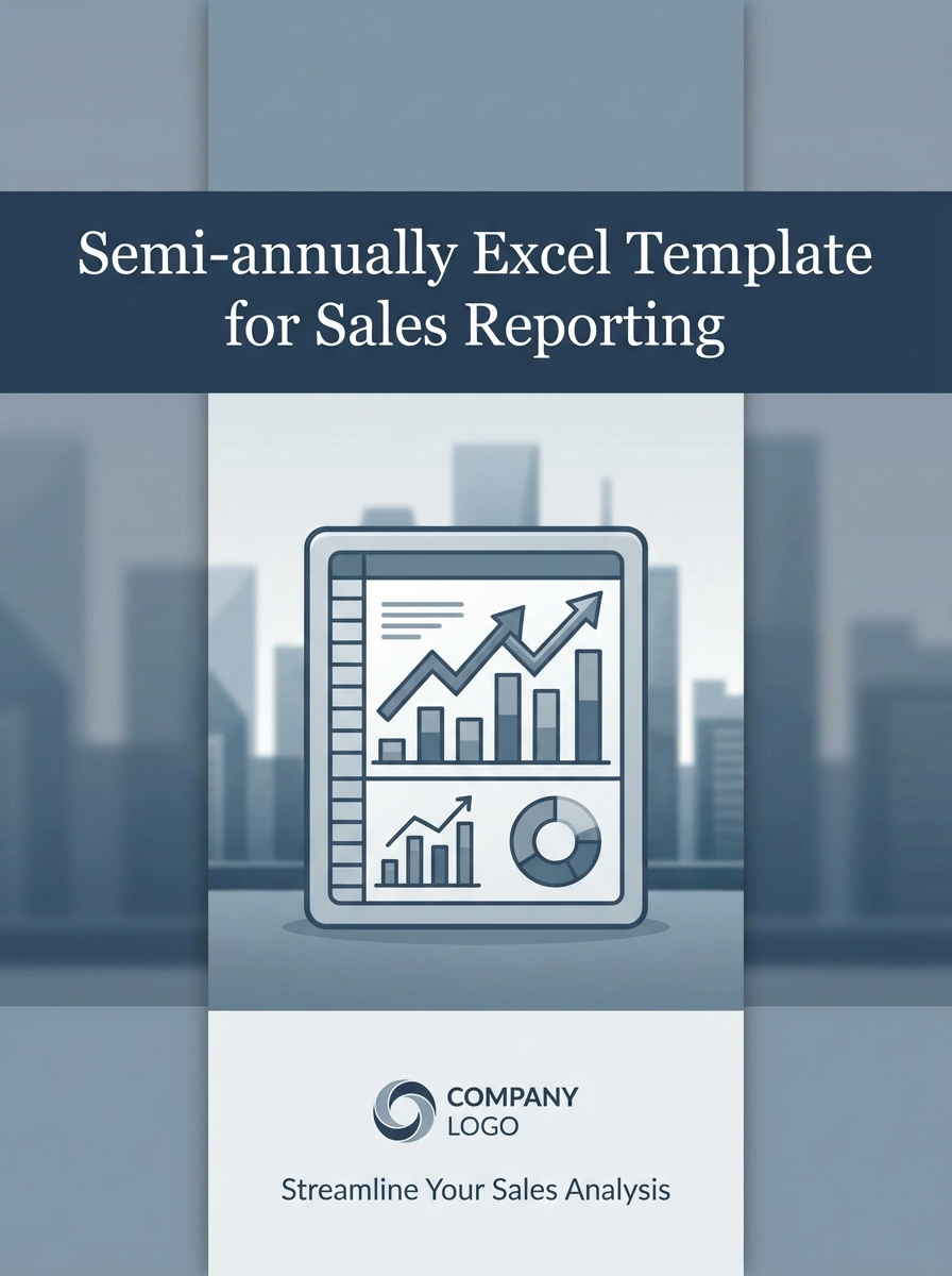 Semi-annually Excel Template for Sales Reporting
