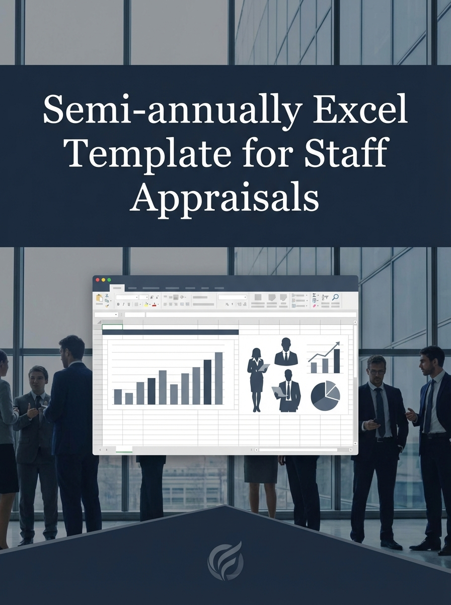Semi-annually Excel Template for Staff Appraisals