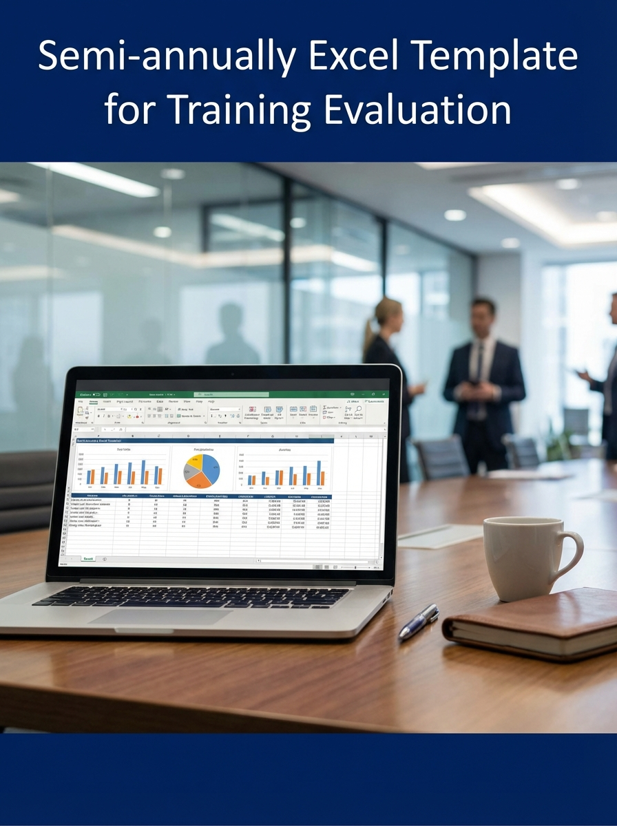 Semi-annually Excel Template for Training Evaluation