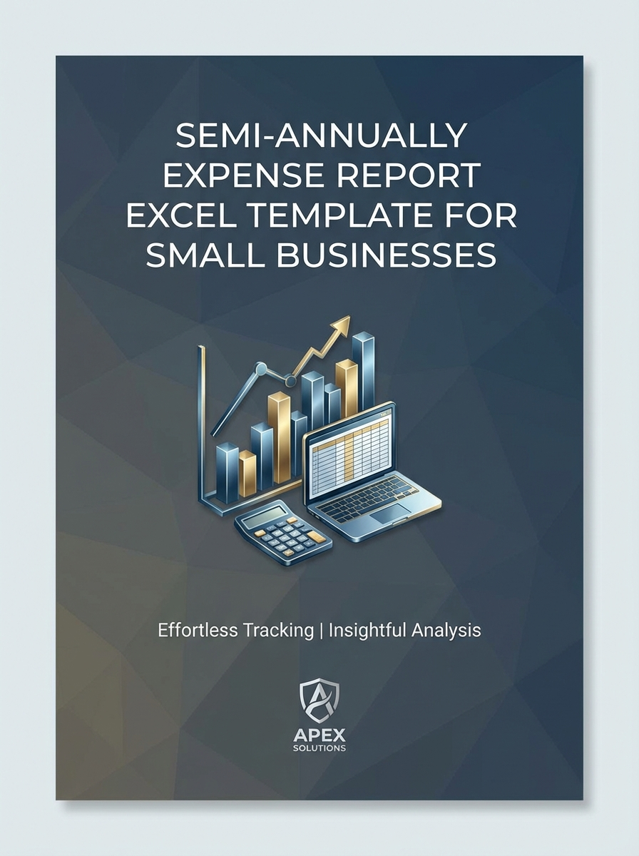 Semi-annually Expense Report Excel Template for Small Businesses