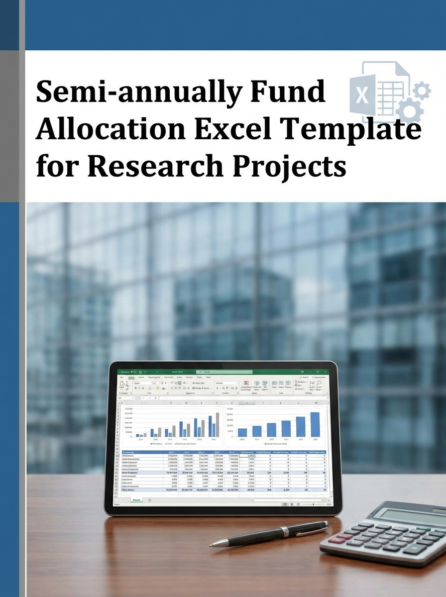 Semi-annually Fund Allocation Excel Template for Research Projects