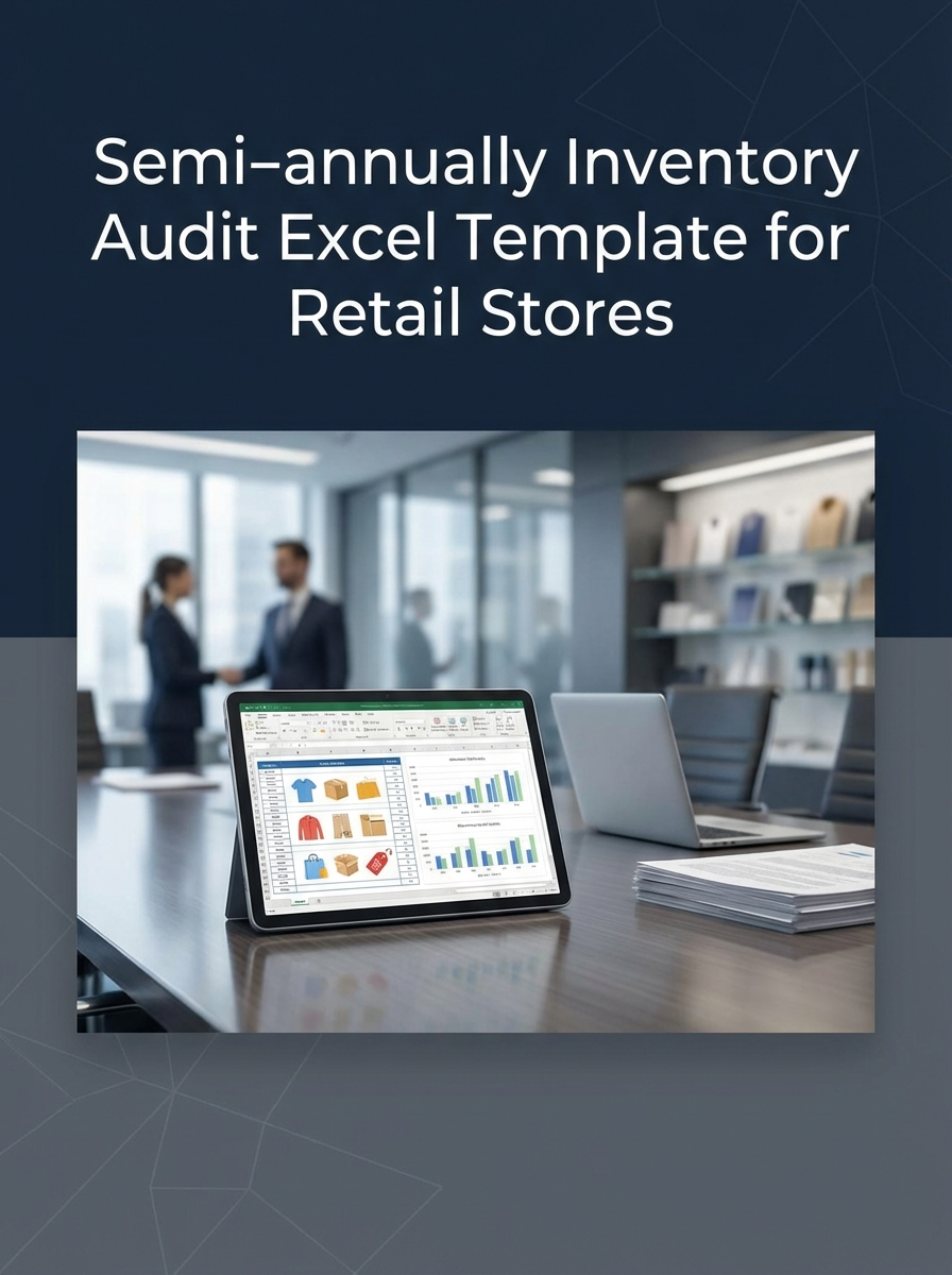 Semi-annually Inventory Audit Excel Template for Retail Stores