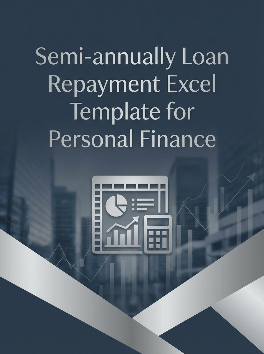 Semi-annually Loan Repayment Excel Template for Personal Finance
