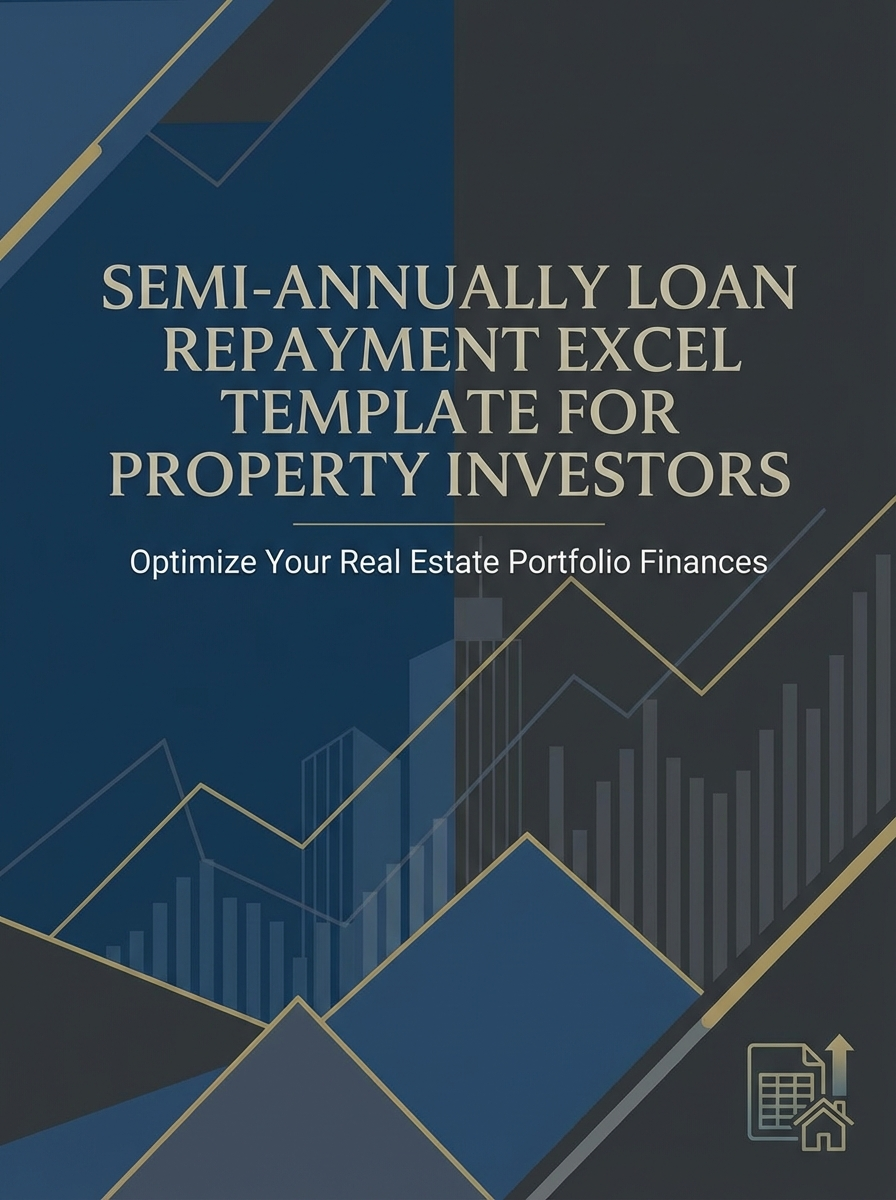 Semi-annually Loan Repayment Excel Template for Property Investors