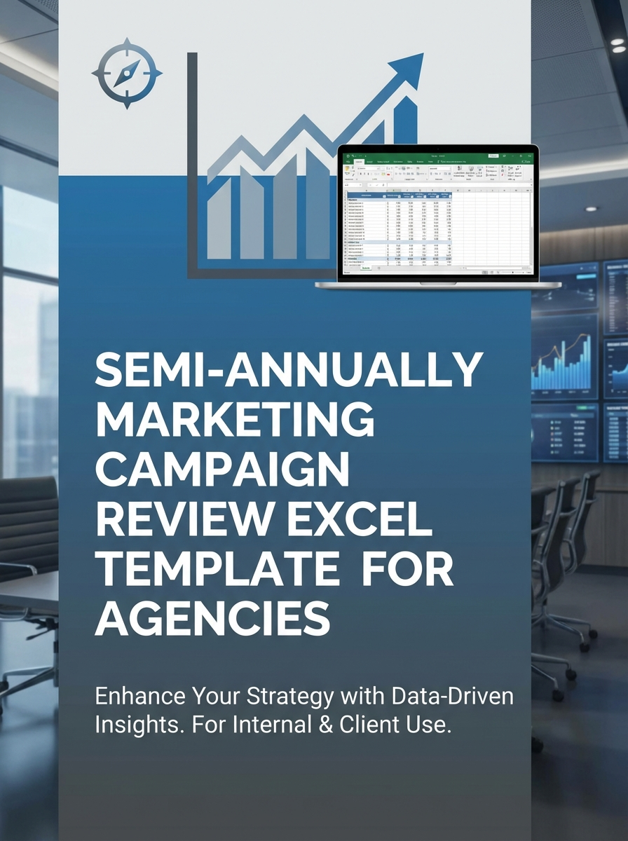Semi-annually Marketing Campaign Review Excel Template for Agencies