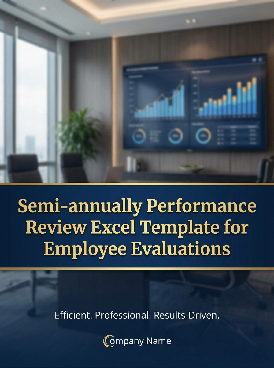 Semi-annually Performance Review Excel Template for Employee Evaluations