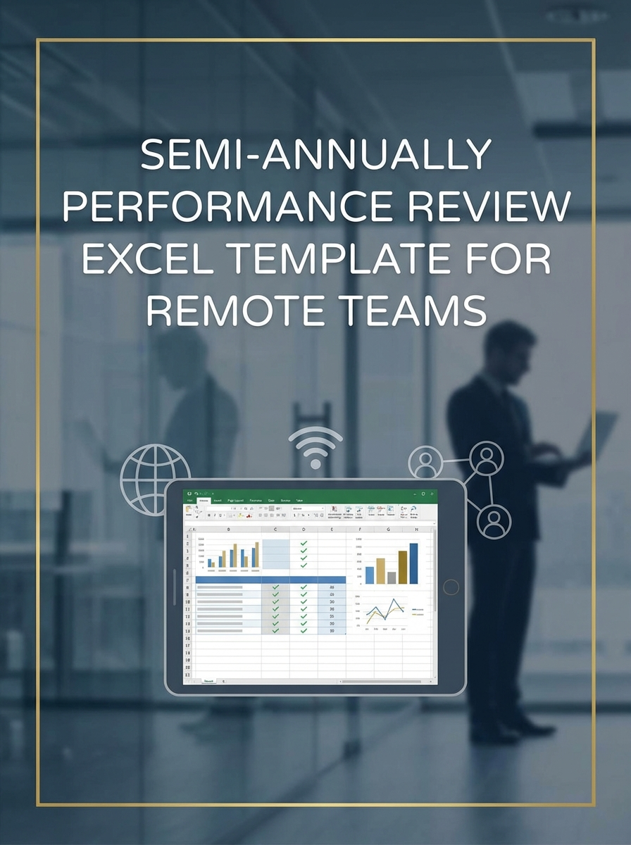 Semi-annually Performance Review Excel Template for Remote Teams