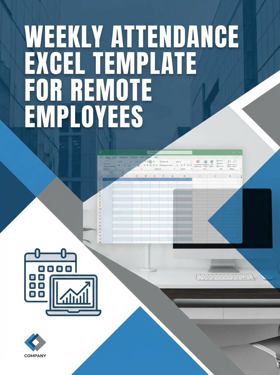 Weekly Attendance Excel Template for Remote Employees