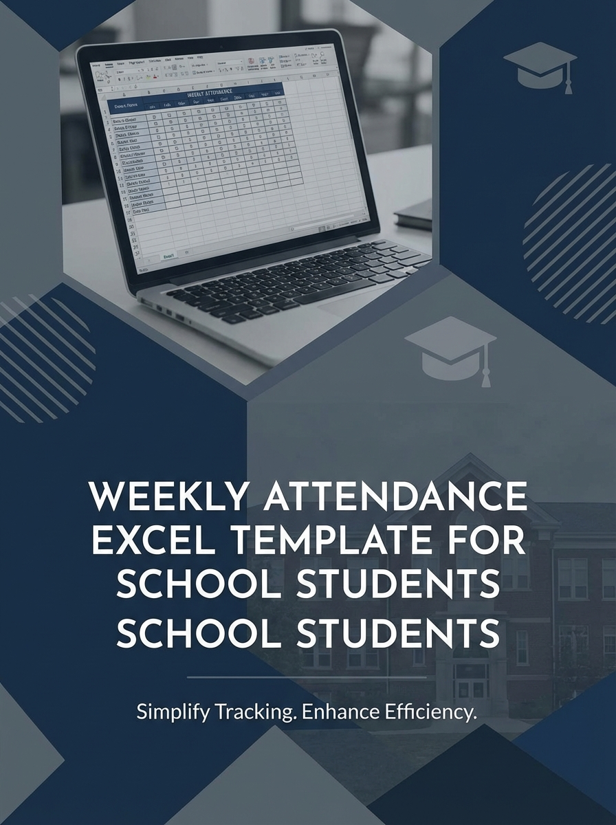 Weekly Attendance Excel Template for School Students