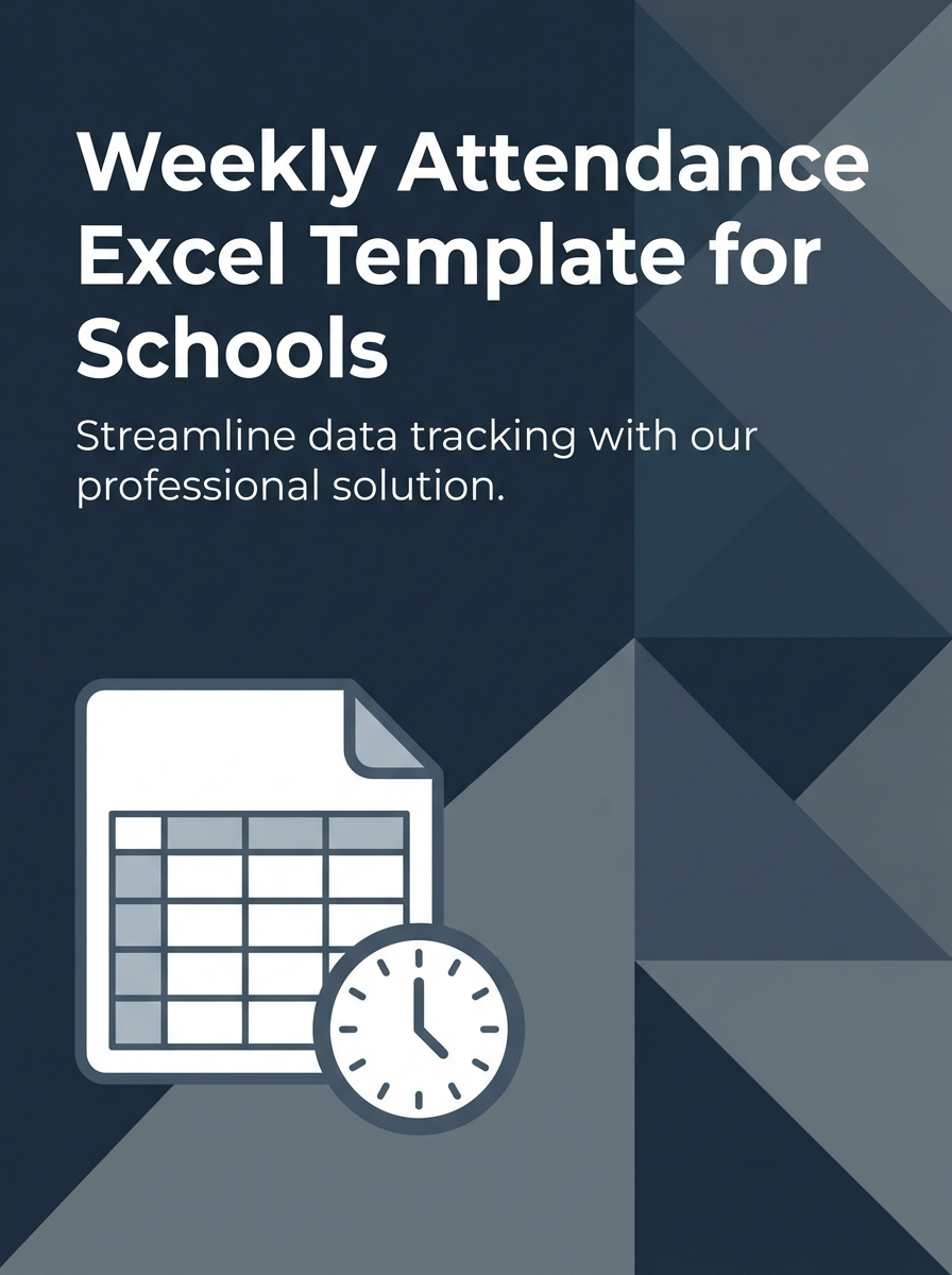 Weekly Attendance Excel Template for Schools
