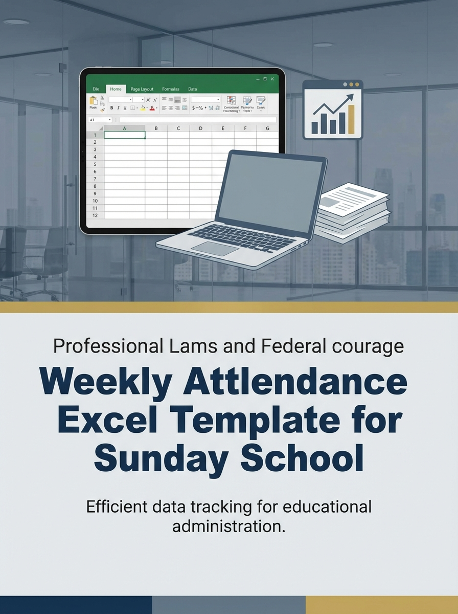 Weekly Attendance Excel Template for Sunday School