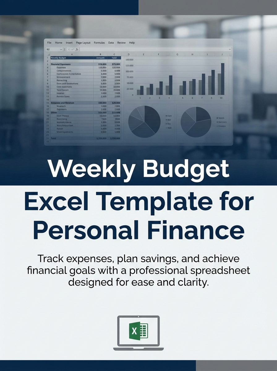 Weekly Budget Excel Template for Personal Finance