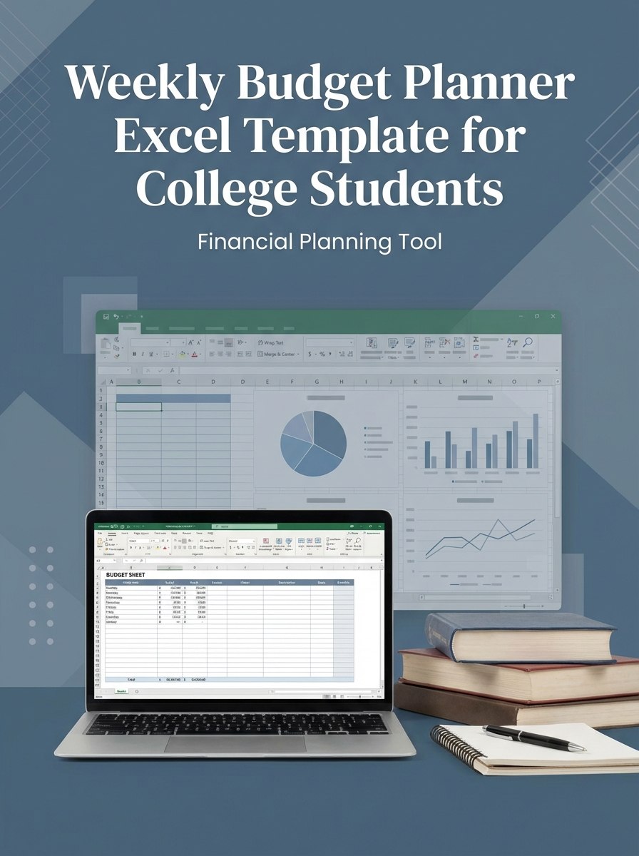 Weekly Budget Planner Excel Template for College Students