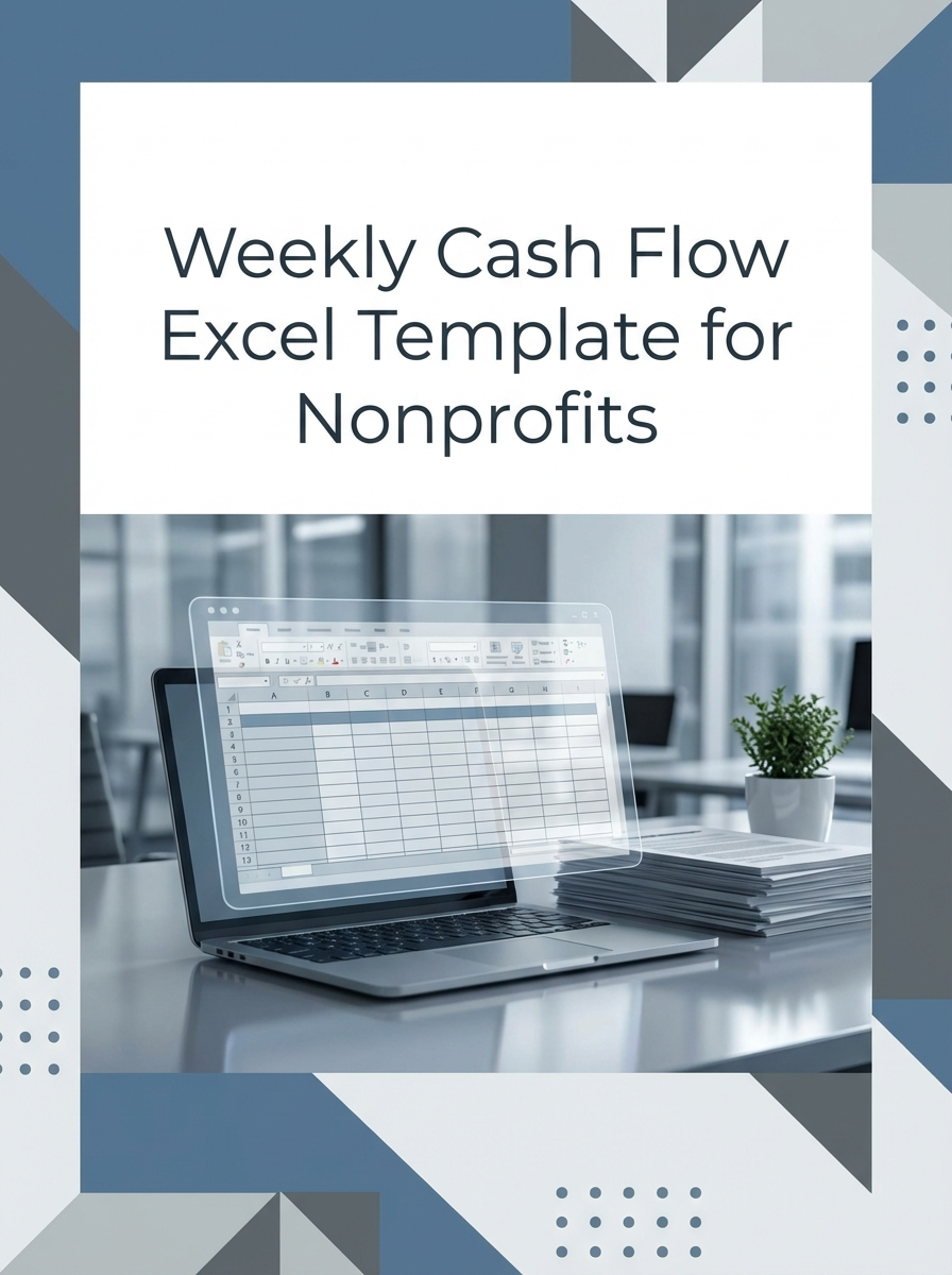 Weekly Cash Flow Excel Template for Nonprofits