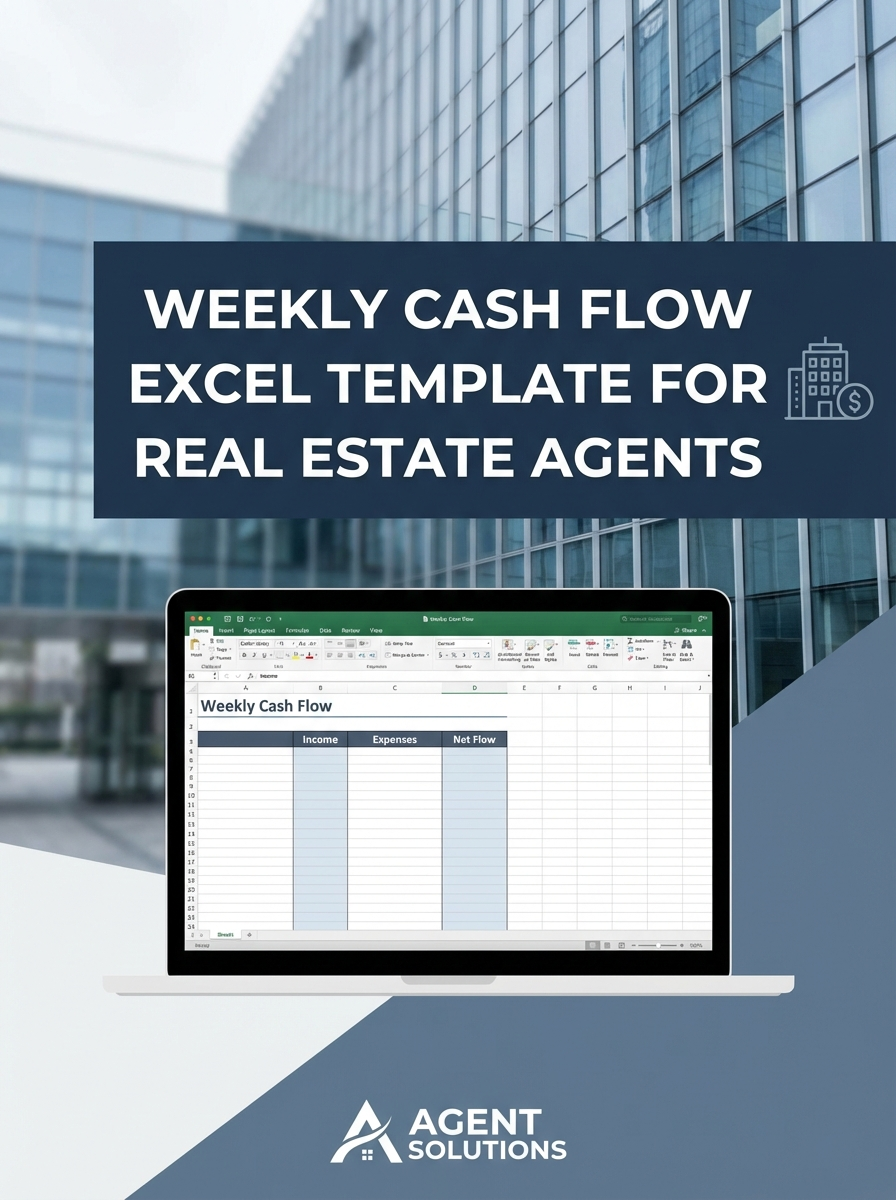 Weekly Cash Flow Excel Template for Real Estate Agents