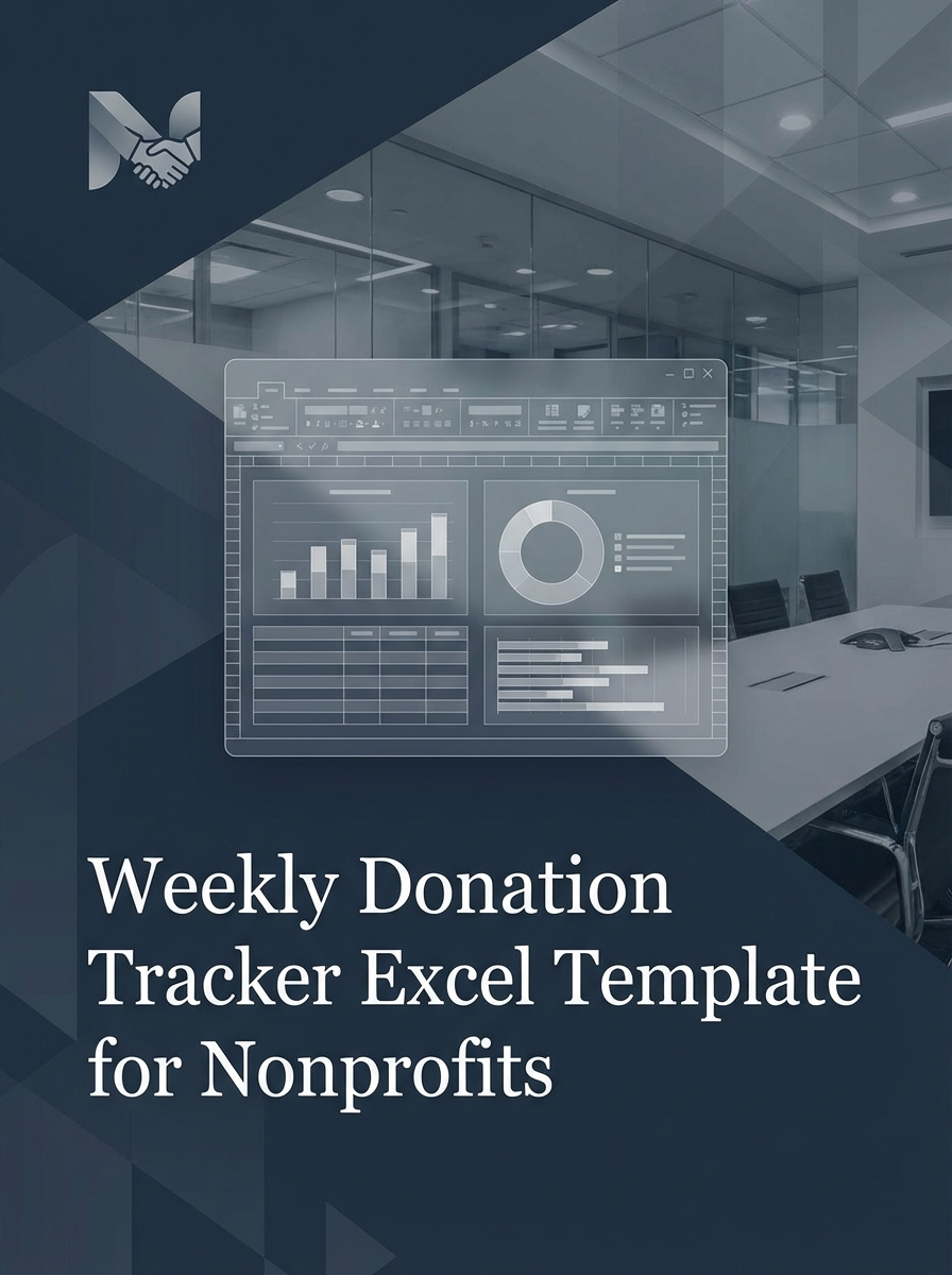 Weekly Donation Tracker Excel Template for Nonprofits