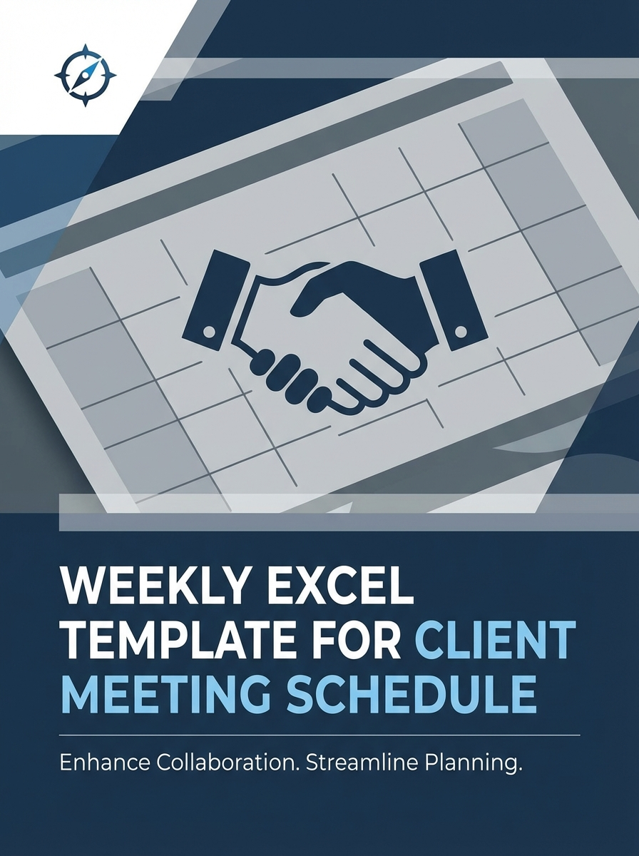 Weekly Excel Template for Client Meeting Schedule